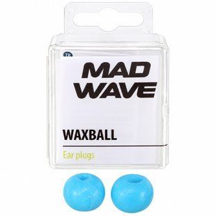 Беруши для плавания силиконовые Ear Plug MadWave M071701 цвет голубой
