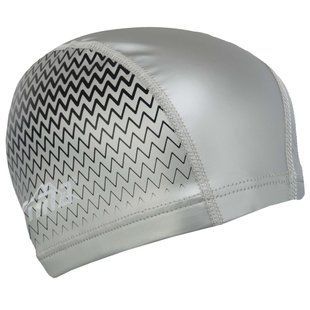 Шапочка для плавания текстильная с покрытием PU CIMA PL-2990 цвет серый