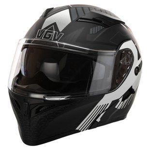 Мотошолом Трансформер VGV MT-3294 розмір M колір сірий-червоний