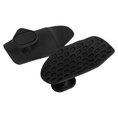 Накладки на долоні грипси Gym Grips Gloves для силових тренувань і турніка силіконові нековзні Zelart TA-6743 колір чорний