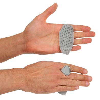 Накладки на долоні грипси Gym Grips Gloves для силових тренувань і турніка силіконові нековзні Zelart TA-6743 колір чорний