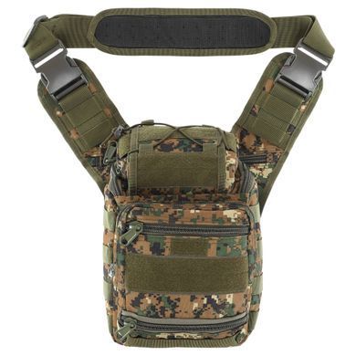 Сумка тактична багатоцільова через плече SILVER KNIGHT TY-803 колір камуфляж multicam