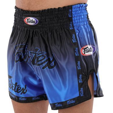 Шорти для тайського боксу та кікбоксингу FAIRTEX BO-9474 розмір S колір чорний-червоний