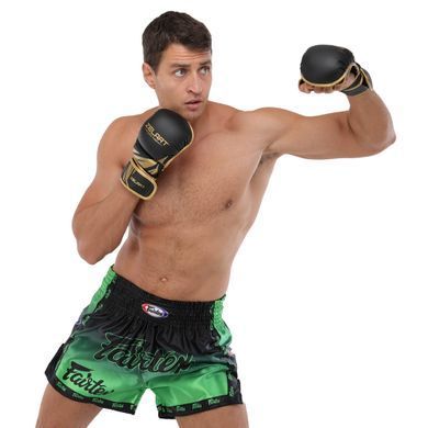 Шорти для тайського боксу та кікбоксингу FAIRTEX BO-9474 розмір S колір чорний-червоний
