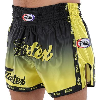 Шорти для тайського боксу та кікбоксингу FAIRTEX BO-9474 розмір S колір чорний-червоний