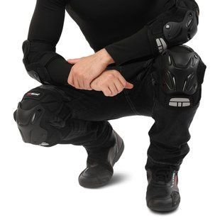 Комплект мотозахисту наколінники та налокітники PRO-BIKER P34 чорний