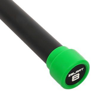 Бодібар Body Bar Zelart FI-4776-8 вага 8кг чорний-зелений