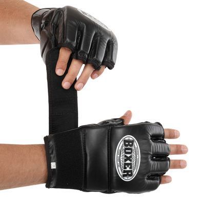 Перчатки для смешанных единоборств MMA BOXER 5020 размер M цвет синий