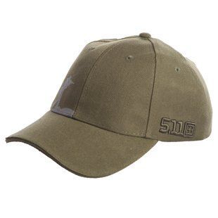 Кепка бейсболка тактическая 5.11 Tactical TY-6307 цвет оливковый