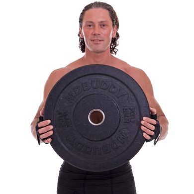 Бамперні диски гумові Bumper Plates MDbuddy TA-2676-25 51мм 25кг чорний