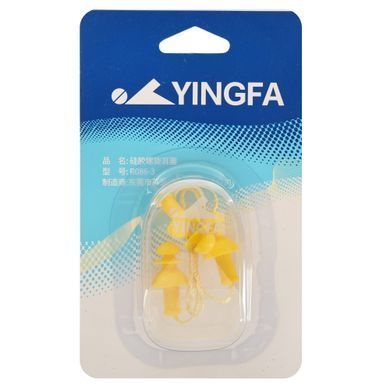Беруші для плавання на шнурку Ear Plug YINGFA R086 колір синій