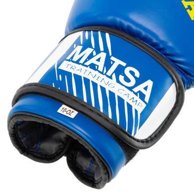 Перчатки боксерские MATSA MA-7301 размер 8 унции цвет черный