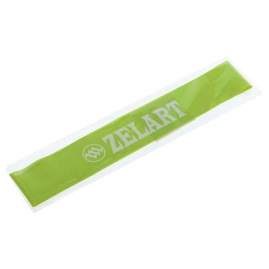 Резинка для упражнений лента сопротивления LOOP BANDS Zelart FI-6220-2 XS салатовый