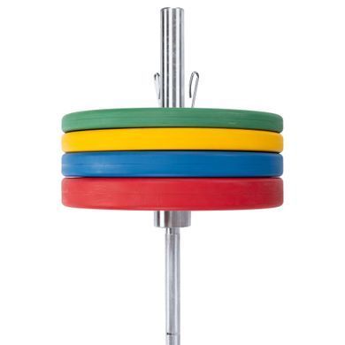 Бамперные диски резиновые Bumper Plates LiveUp LP8335-15 &oslash;50.5мм 15кг желтый