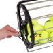 Машина-корзина для сбора теннисных мячей TENNIS BALL CART на 60 мячей TELOON T115-60 черный