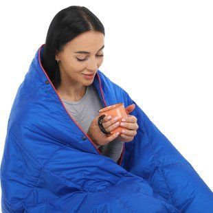 Ковдра туристична PUFFY DOWN BLANKET 4Monster C-BKR-178 колір синій