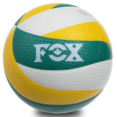 М'яч волейбольний FOX SD-V8005 колір лимонний-фіолетовий-малиновий