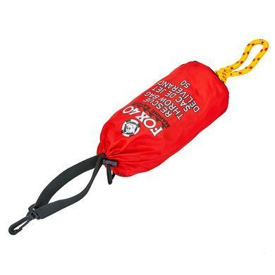 Канат спасательный не тонущий RESCUE THROW BAG FOX40 7907-0102 оранжевый