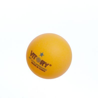 Набір м'ячів для настільного тенісу VITORY 40+ 1star MT-1891 колір жовтий