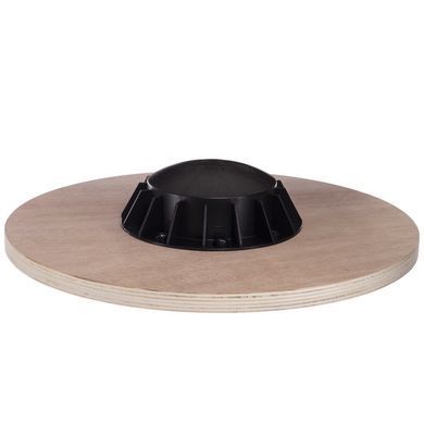 Диск балансировочный балансборд деревянный WOOD BALANCE BOARD Zelart FI-2582 39х7,5см черный