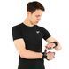 Гимнастические накладки перчатки для турника 3 HOLE CARBON HAND GRIPS EZOUS D-15 размер S цвет черный