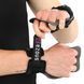 Гимнастические накладки перчатки для турника 3 HOLE CARBON HAND GRIPS EZOUS D-15 размер S цвет черный