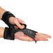 Гимнастические накладки перчатки для турника 3 HOLE CARBON HAND GRIPS EZOUS D-15 размер S цвет черный