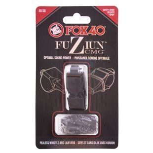 Свисток спортивный судейский пластиковый со шнурком FUZIUN CMG FOX40-FUZIUN цвет черный