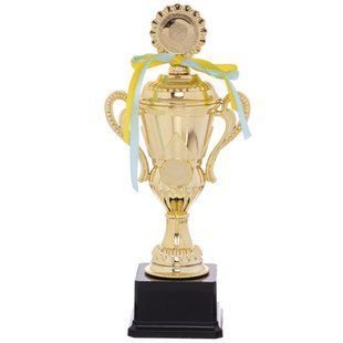 Кубок спортивный наградной Zelart Luck YK082C высота 32см золотой