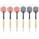 Дартс из Сизаля Sisal 6 дротиков и мишень Harrows LETS PLAY DARTS GAME SET JE01D 46 см