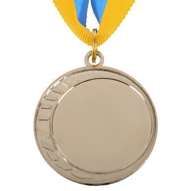 Медаль спортивная с лентой Zelart WREATH C-1489-5 цвет золотой
