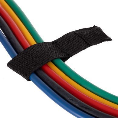 Эспандер многофункциональный для фитнеса 5 жгутов Resistance Band Zelart ET-501 в чехле цвета в ассортименте