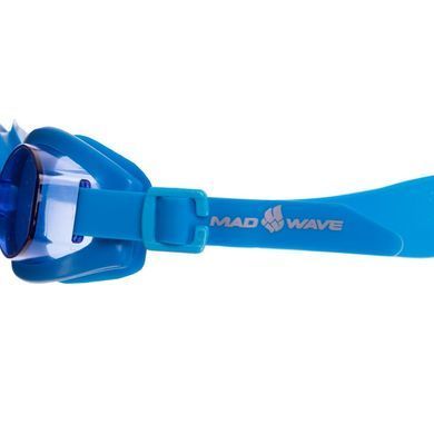 Окуляри для плавання дорослі MadWave SIMPLER M042409 колір синій