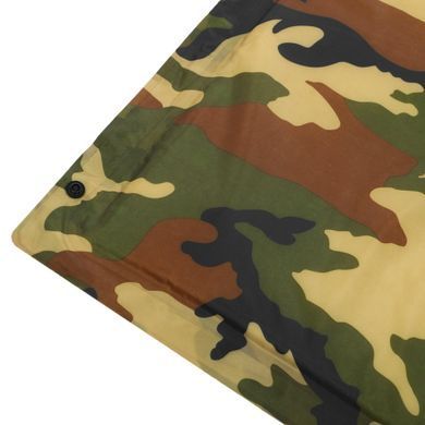 Килимок туристичний самонадувний з подушкою Zelart TY-0560 185х60х2,5см камуфляж