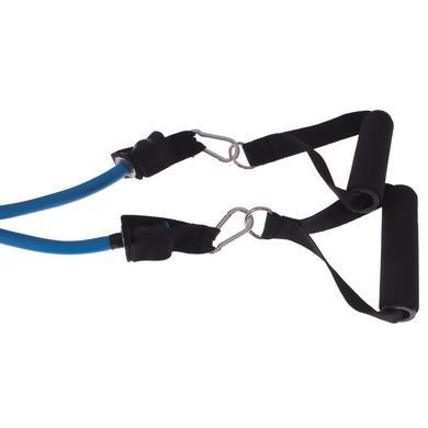 Эспандер многофункциональный для фитнеса 5 жгутов Resistance Band Zelart FI-6333 в чехле цвета в ассортименте