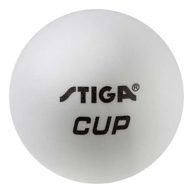 Шарики для настольного тенниса 6 шт Stiga Cup 3* белые C-6