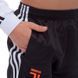 Костюм спортивний дитячий із символікою футбольного клубу JUVENTUS кофта на блискавці та штани LIDONG LD-6122K-J розмір 26, зріст 125-135 колір білий-чорний