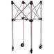 Корзина для теннисных мячей TENNIS BALL CART на 180 мячей TELOON T113-180 черный-серебряный