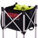 Корзина для теннисных мячей TENNIS BALL CART на 180 мячей TELOON T113-180 черный-серебряный