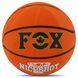 Мяч баскетбольный резиновый FOX NICESHOT BA-7516 цвет оранжевый