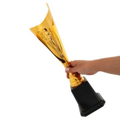 Кубок спортивний нагородний Zelart Dynamic Football JZ23346A висота 44см золотий