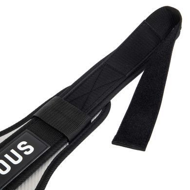 Пояс атлетический текстильный EZOUS CARBON FIBER BELT WITH WAIST PAD O-08 размер S