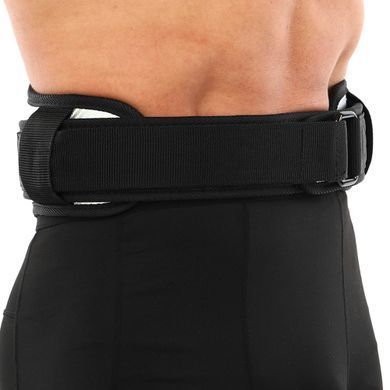 Пояс атлетический текстильный EZOUS CARBON FIBER BELT WITH WAIST PAD O-08 размер S