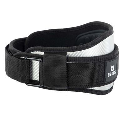 Пояс атлетический текстильный EZOUS CARBON FIBER BELT WITH WAIST PAD O-08 размер S