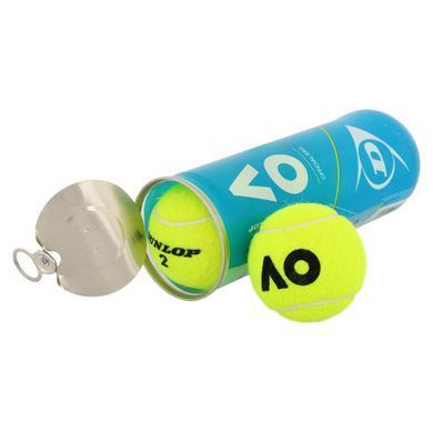 Мячи для большого тенниса DUNLOP AUSTRALIAN OPEN DL601354 3 шт салатовый