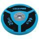 Бамперные диски полиуретановые Bumper Plates LiveUp LP8027-20 &oslash;50.5мм 20кг синий-черный