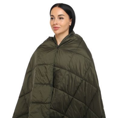 Ковдра мультифункціональна 3в1 CAMPING MULTIFUNCTIONAL PUFFY BLANKET 4Monster C-PBF-140 колір синій