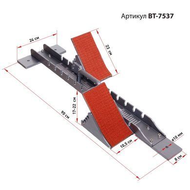 Колодка стартовая для легкой атлетики BT-7537 металл