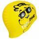 Шапочка для плавання силіконова юніорська MadWave Junior DUDE M057208 колір жовтий