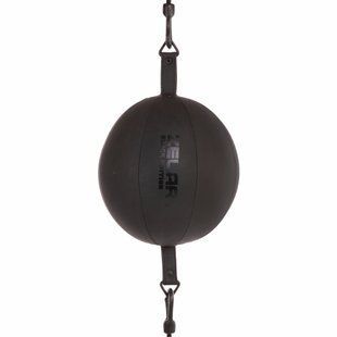 Груша боксерська на розтяжках кругла пневматична Zelart VL-3331 25x23см чорний